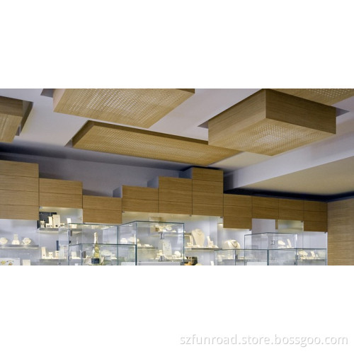 High jewelry showcase display with LED light